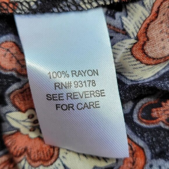 Pretty Boho Floral Blouse Top Women Size M - Picture 9 of 11